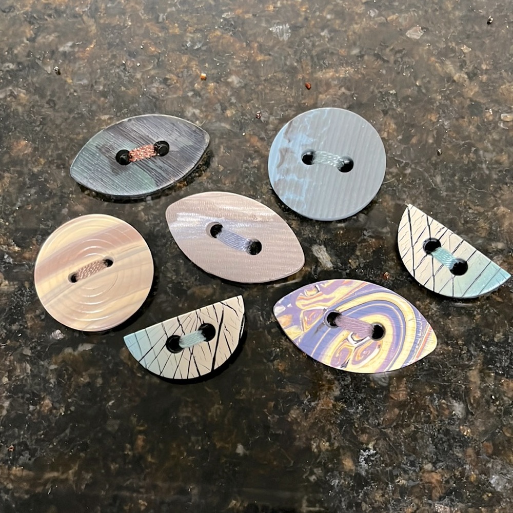 Lot/bundle JJ artisan hand designed brooches